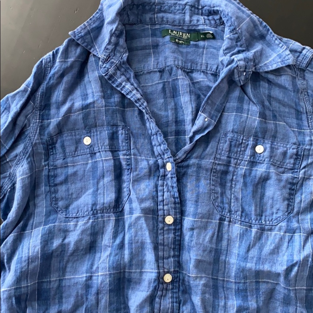 Polo Ralph Lauren Denim Button Down w/ pockets
